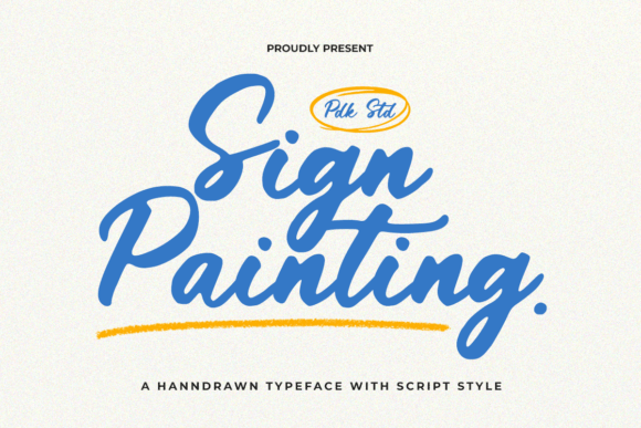 Sign Painting Font - Featured Image