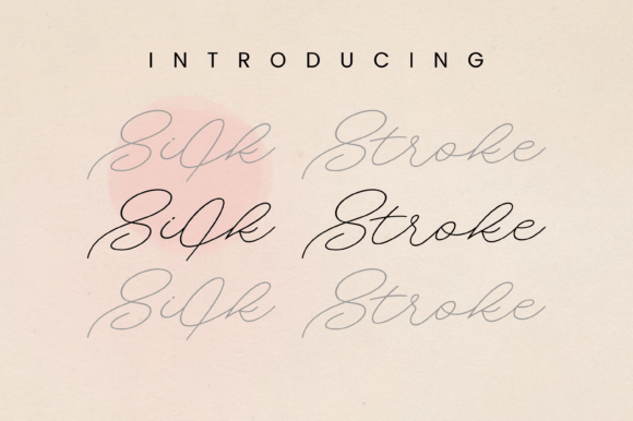 Silk Stroke Font - Featured Image