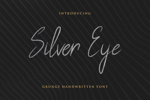 Silver Eye Font - Featured Image