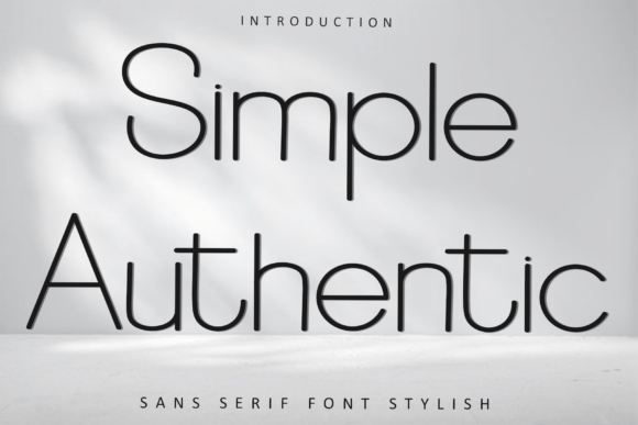 Simple Authentic Font - Featured Image