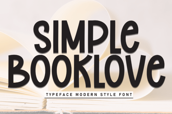 Simple Booklove Font - Featured Image