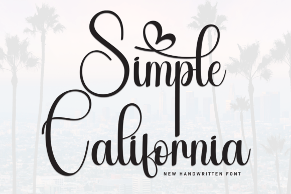 Simple California Font - Featured Image