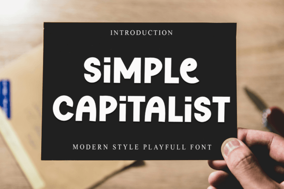 Simple Capitalist Font - Featured Image