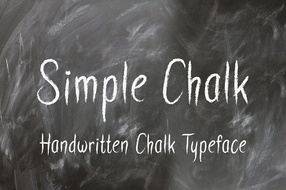 Simple Chalk Font - Featured Image