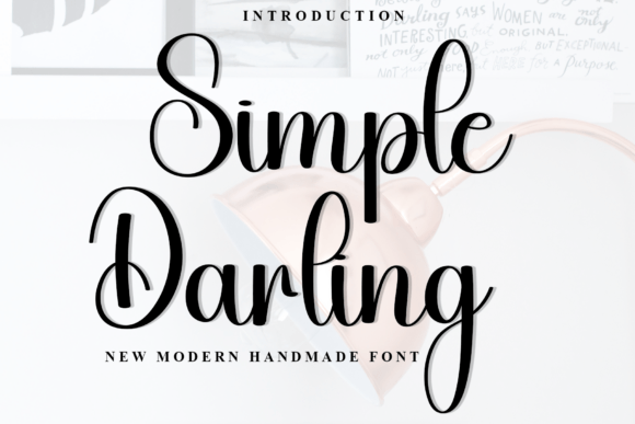 Simple Darling Font - Featured Image