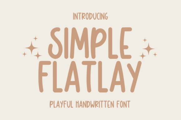 Simple Flatlay Font - Featured Image
