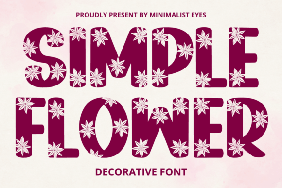 Simple Flower Font - Featured Image