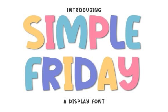 Simple Friday Font - Featured Image