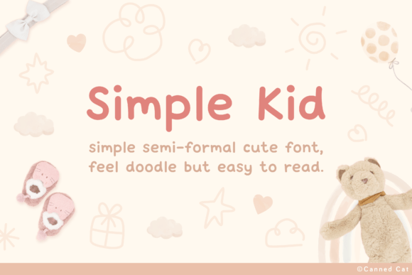 Simple Kid Font - Featured Image