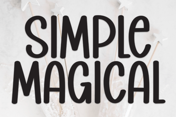 Simple Magical Font - Featured Image