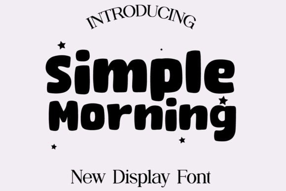 Simple Morning Font - Featured Image
