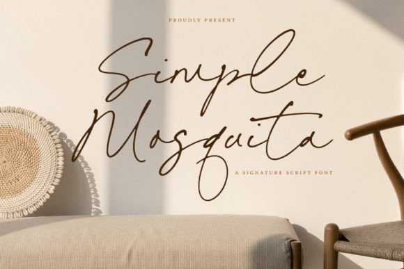Simple Mosquita Font - Featured Image