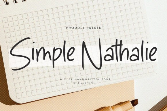 Simple Nathalie Font - Featured Image
