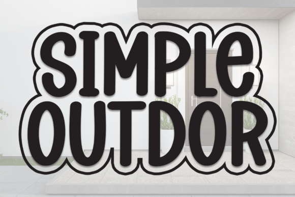 Simple Outdor Font - Featured Image