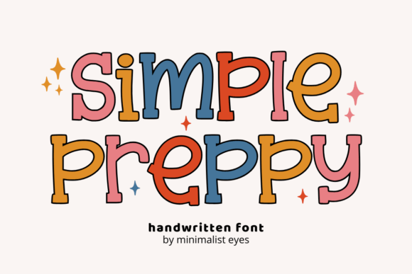 Simple Preppy Font - Featured Image