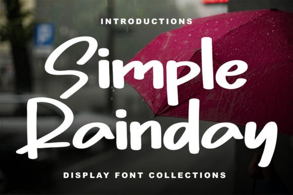 Simple Rainday Font - Featured Image