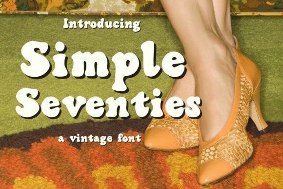 Simple Seventies Font - Featured Image