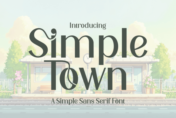 Simple Town Font - Featured Image