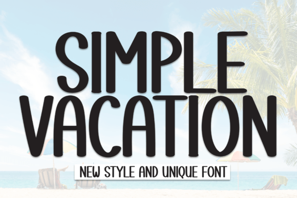 Simple Vacation Font - Featured Image