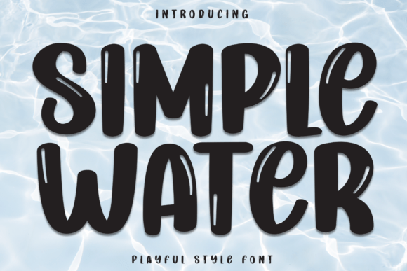 Simple Water Font - Featured Image