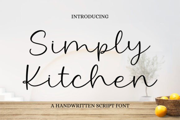 Simply Kitchen Font - Featured Image