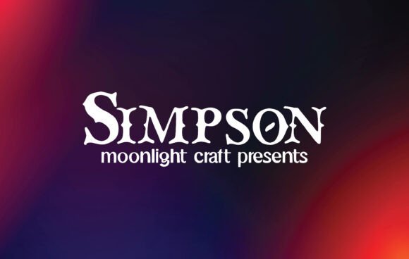 Simpson Font - Featured Image