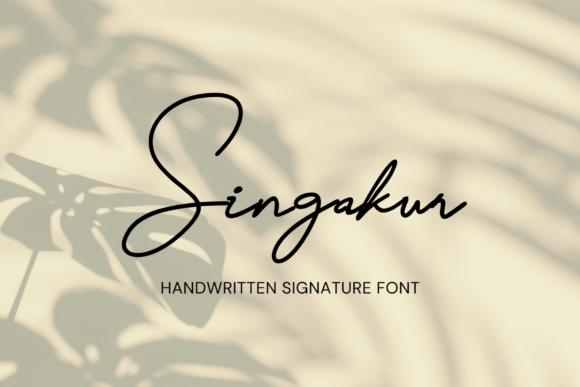 Singakur Font - Featured Image