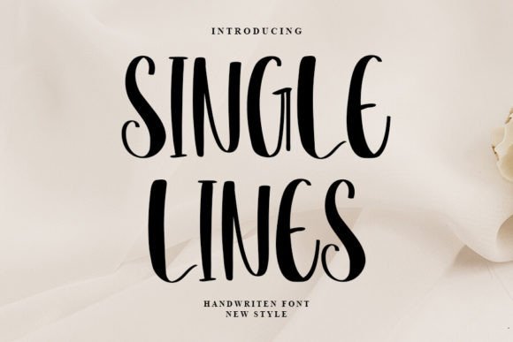Single Lines Font - Featured Image