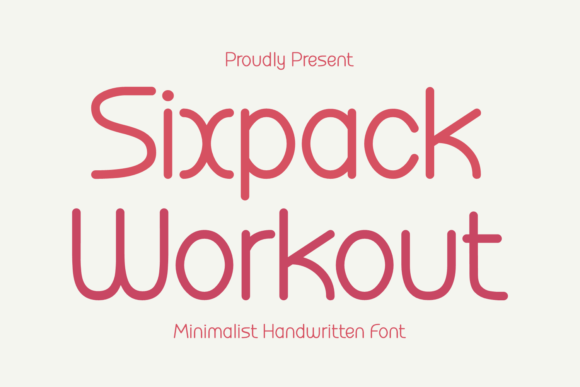 Sixpack Workout Font - Featured Image