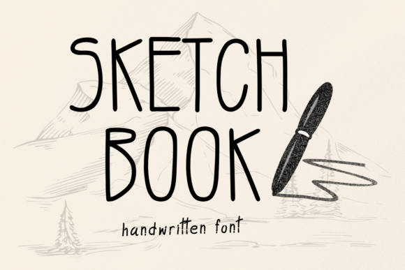 Sketch Book Font - Featured Image
