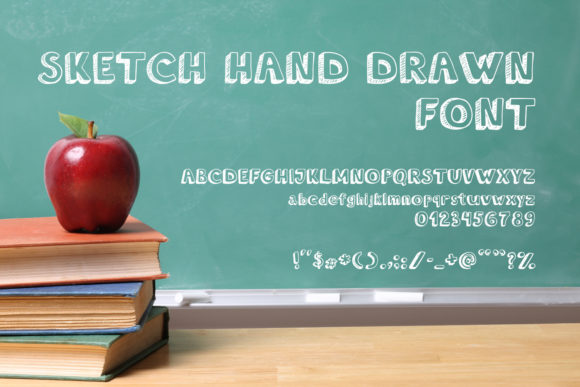 Sketch Hand Drawn Font - Featured Image