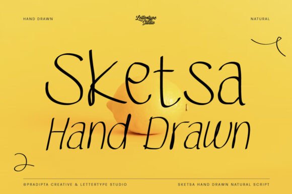 Sketsa Hand Drawn Font - Featured Image
