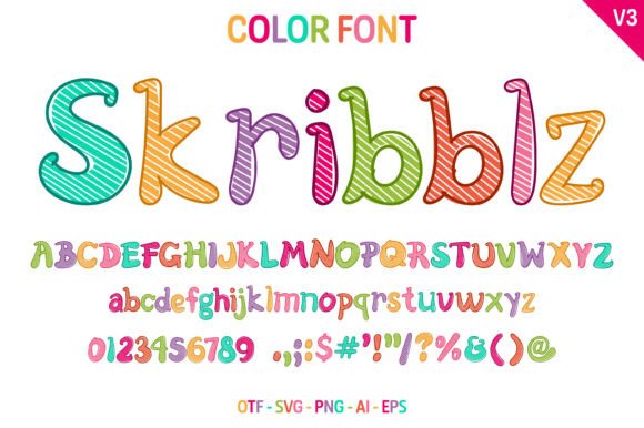 Skribblz V3 Font - Featured Image