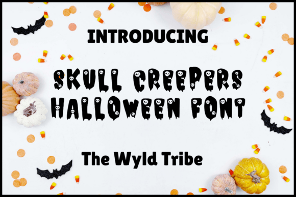 Skull Creepers Font - Featured Image