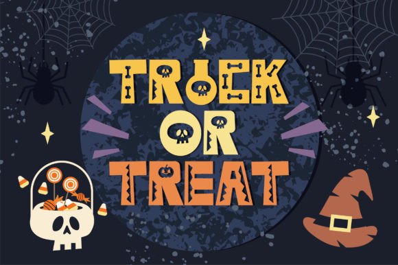 Skull and Pumpkin Font - Featured Image