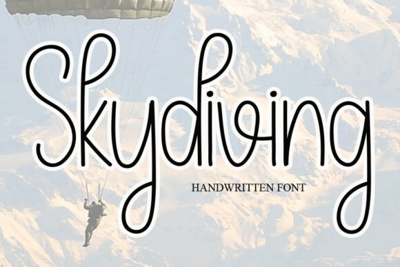 Skydiving Font - Featured Image