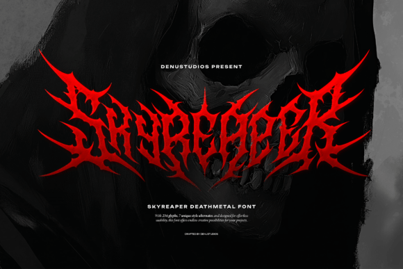 Skyreaper Font - Featured Image