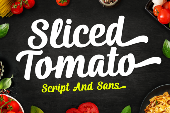 Sliced Tomato Font - Featured Image