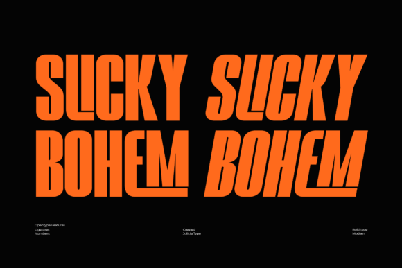 Slicky Bohem Font - Featured Image