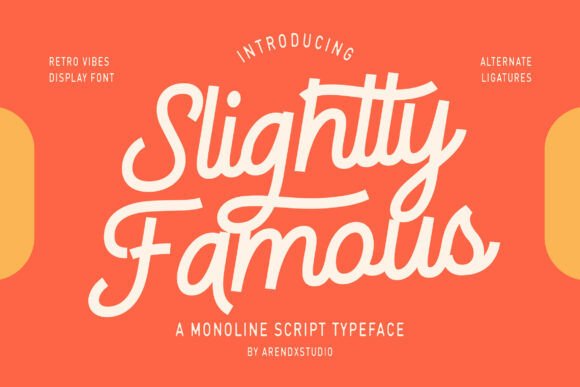 Slightly Famous Font - Featured Image