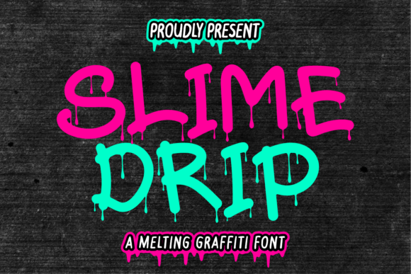 Slime Drip Font - Featured Image