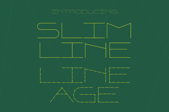 Slimline Lineage Font - Featured Image