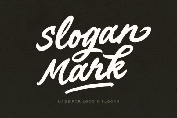 Slogan Mark Font - Featured Image