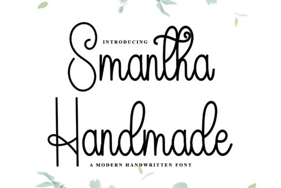 Smantha Handmade Font - Featured Image