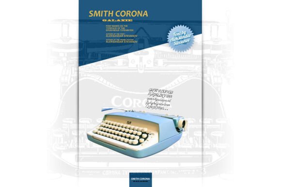 Smith Corona Galaxie Font - Featured Image