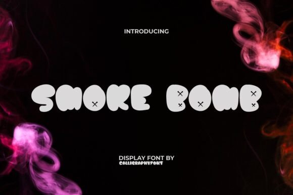 Smoke Bomb Font - Featured Image