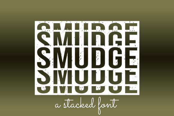 Smudge Font - Featured Image