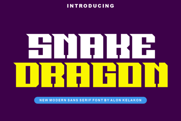 Snake Dragon Font - Featured Image
