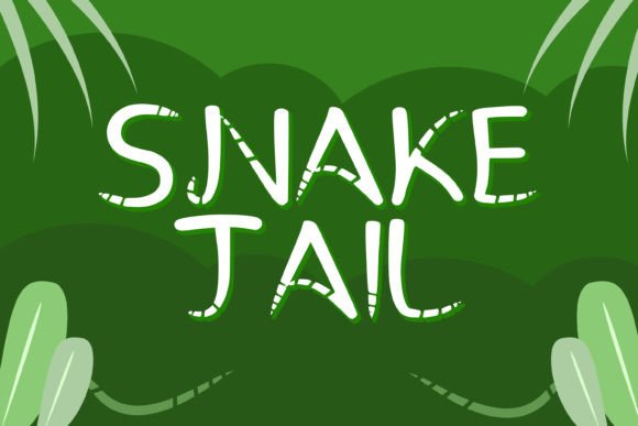Snake Tail Font - Featured Image