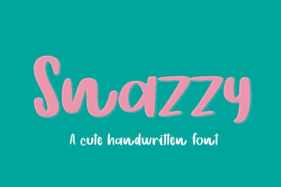Snazzy Font - Featured Image